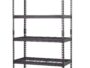 Unité de stockage/étagère réglable en fil d'acier à 5 tablettes Mastercraft, 36 x 18 x 78 po