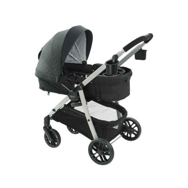 Système de voyage Graco Modes Pramette avec siège d'auto pour nourrisson SnugRide SnugLock 35 Lite DLX, noir – Image 3