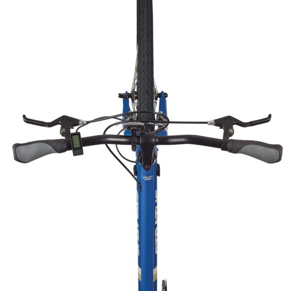Vélo électrique léger Stratus Hightown avec cadre en aluminium, roues 700C, bleu – Image 6