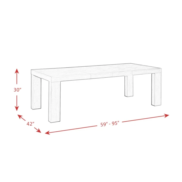 Table de salle à manger Shelford – Image 4