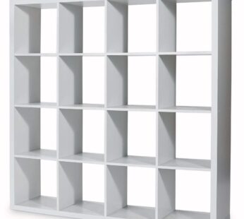 Étagère à 16 cubes CANVAS Wilmer, blanc