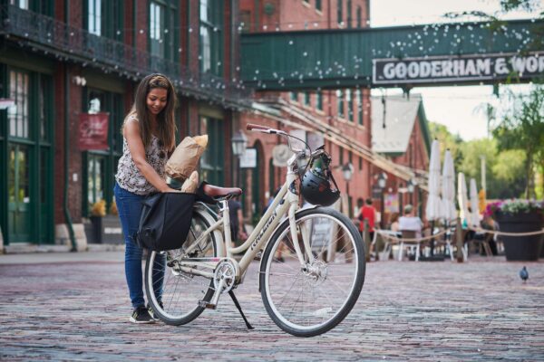 Vélo électrique Raleigh Dobson Comfort, léger, écran ACL intégré, 700C roues, beige – Image 7