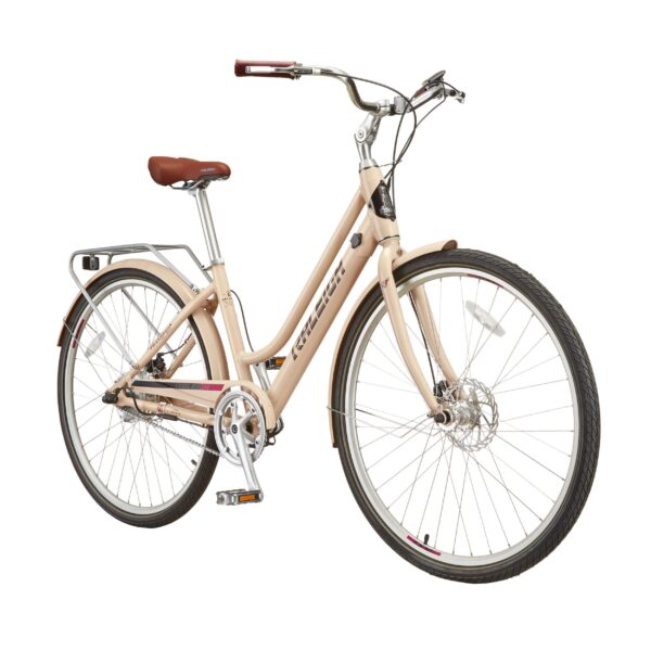 Vélo électrique Raleigh Dobson Comfort, léger, écran ACL intégré, 700C roues, beige – Image 2