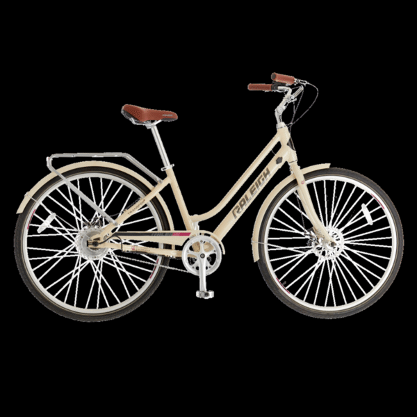Vélo électrique Raleigh Dobson Comfort, léger, écran ACL intégré, 700C roues, beige – Image 5