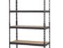 Unité de stockage/étagère réglable en acier et en bois à 5 tablettes Mastercraft, 36 x 16 x 72 po