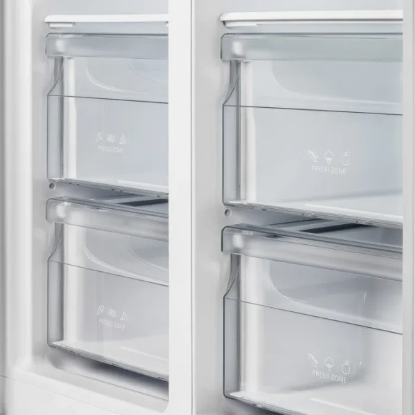 Réfrigérateur autoportant côte à côte 33 pouces en acier inoxydable Salerno, 15,6 pieds cubes – Image 9