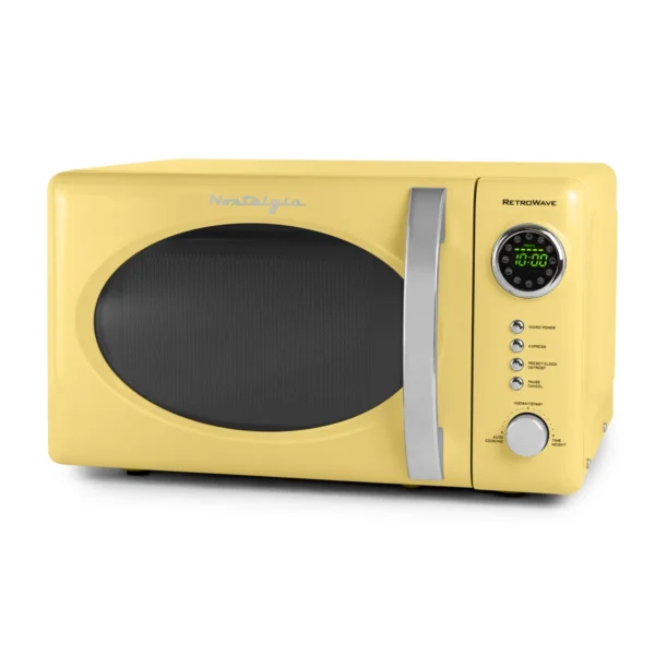 Four à micro-ondes de comptoir 700 watts 700 watts Nostalgia Retro - Jaune