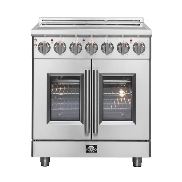 Cuisinière électrique 30 pouces Alta Qualita Massimo, porte française, 5 éléments, 4,32 pieds cubes avec friteuse à air – Image 10