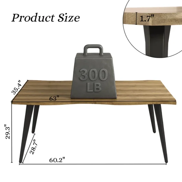 Table de salle à manger Shivani – Image 4