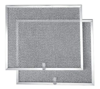 Filtre à graisse de rechange en aluminium Broan BPS1FA30 Allure 1 pour hottes de cuisinière Broan Allure 1, paq. 2