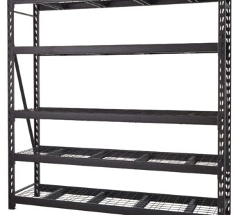 Unité de stockage/étagère robuste à 5 tablettes réglables MAXIMUM, 90 x 24 x 90 po