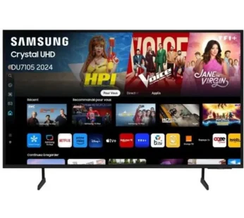 Samsung 75DU7105 – TV LED 75″ (190 cm) – 4K UHD 3840×2160 – HDR – Smart TV – Gaming Hub – 3xHDMI – WiFi