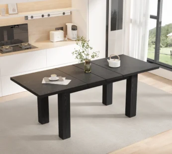 Table de salle à manger rectangulaire extensible