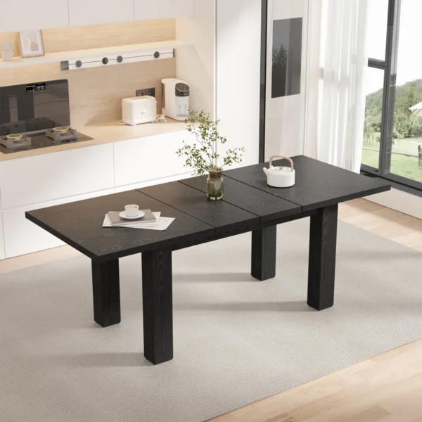 Table de salle à manger rectangulaire extensible