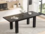 Table de salle à manger rectangulaire extensible