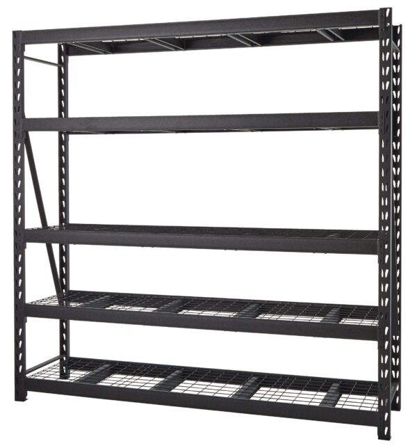 Unité de stockage/étagère robuste à 5 tablettes réglables MAXIMUM, 90 x 24 x 90 po