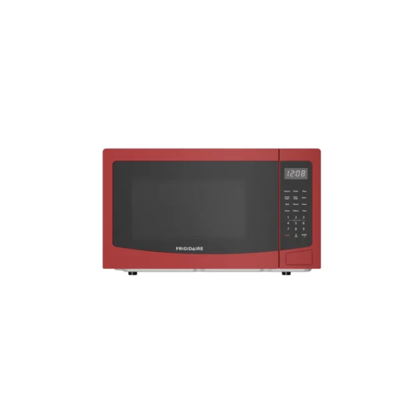 EMW1132-RED Frigidaire, 1,1 cu. Pi. Four à micro-ondes de comptoir, rouge – Image 3