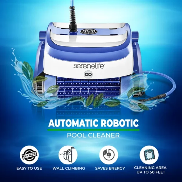 Aspirateur robot sans sac avec deux moteurs SereneLife – Image 6