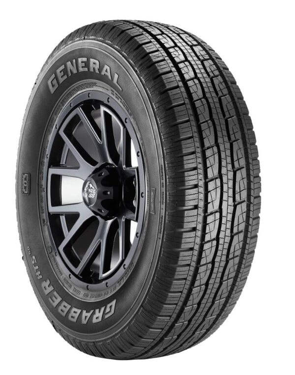 Pneu toute saison General Tire Grabber HTS60, cote sur l'autoroute
