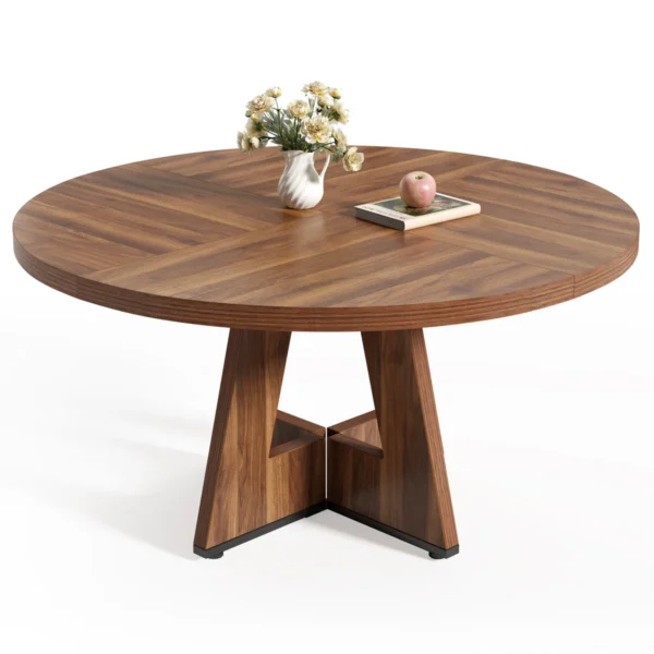 Table de salle à manger ronde 47 po Liena – Image 6