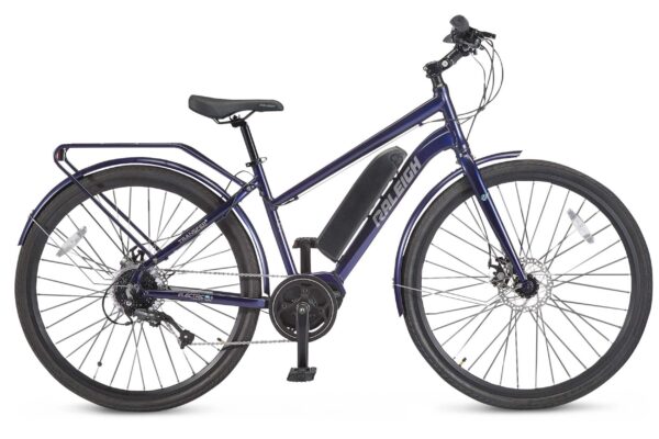 Vélo électrique tout-terrain Raleigh Getaway 36 V, 700C roues, bleu – Image 3