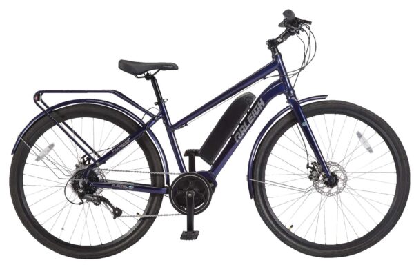 Vélo électrique tout-terrain Raleigh Getaway 36 V, 700C roues, bleu – Image 4