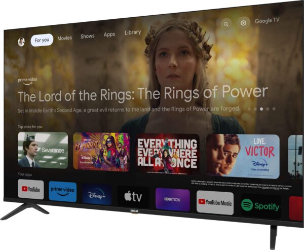 Téléviseur intelligent Roku 4K UHD RCA RTRU6528 avec entrée HDMI, 65 po – Image 5
