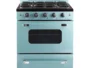 Cuisinière au gaz autoportante 30 po à 4 brûleurs avec four à convection 30 po Classic Retro
