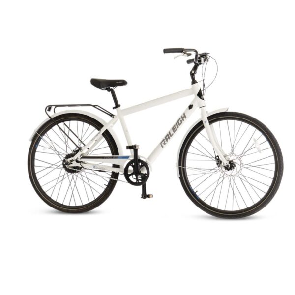 Vélo électrique Raleigh Dobson Comfort, léger, écran ACL intégré, 700C roues, blanc