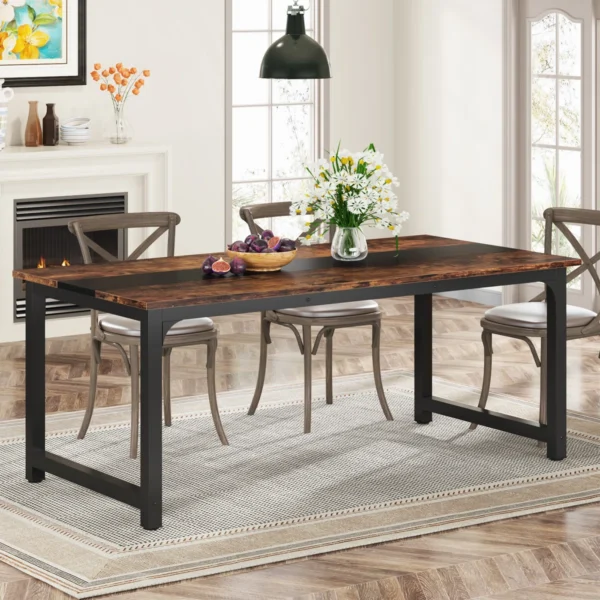 Table de salle à manger à tréteaux Argelio