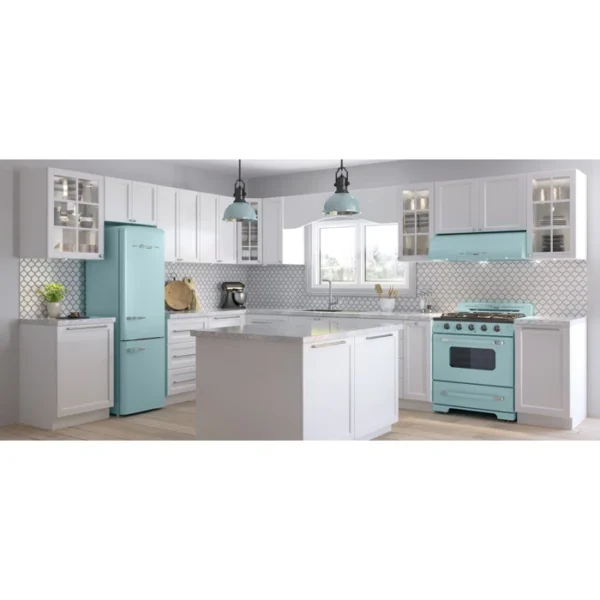 Cuisinière au gaz autoportante 30 po à 4 brûleurs avec four à convection 30 po Classic Retro – Image 13