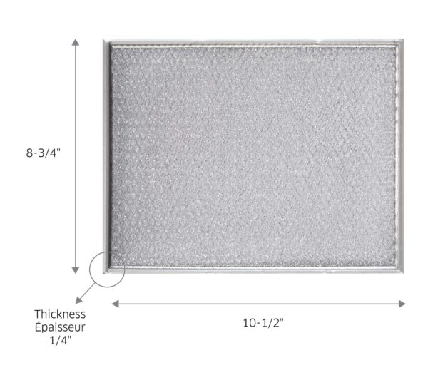 Broan BP29 - Filtre au charbon de rechange en aluminium pour hottes Broan BU2, BU3 et NuTone NU – Image 2
