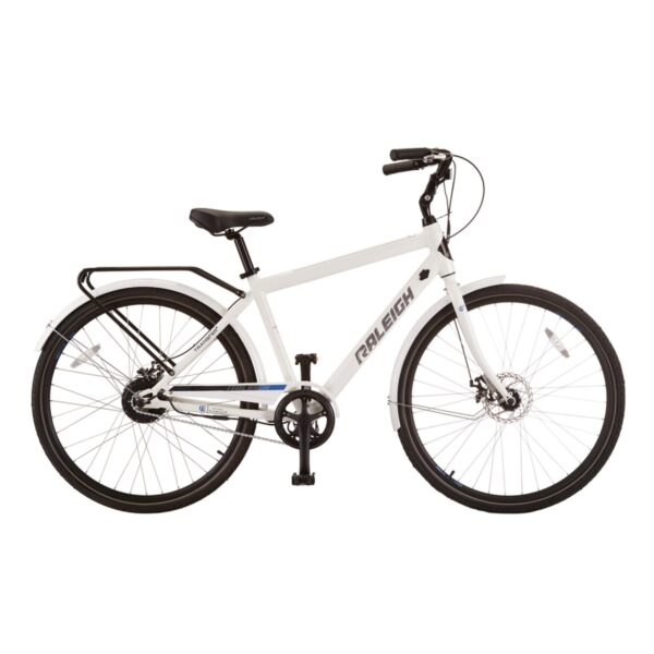 Vélo électrique Raleigh Dobson Comfort, léger, écran ACL intégré, 700C roues, blanc – Image 3