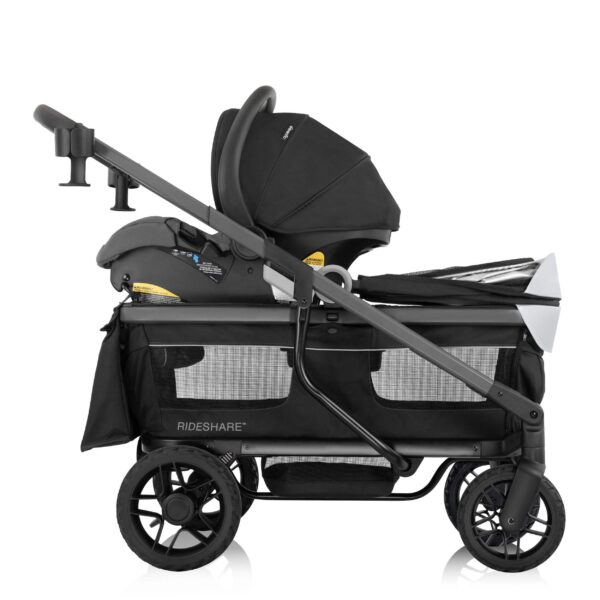 Poussette chariot performante tout-terrain Evenflo Shyft RideShare – Image 5
