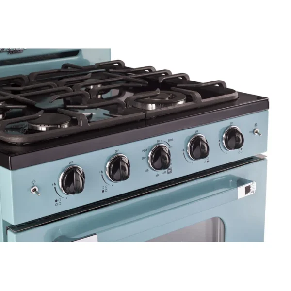 Cuisinière au gaz autoportante 30 po à 4 brûleurs avec four à convection 30 po Classic Retro – Image 7