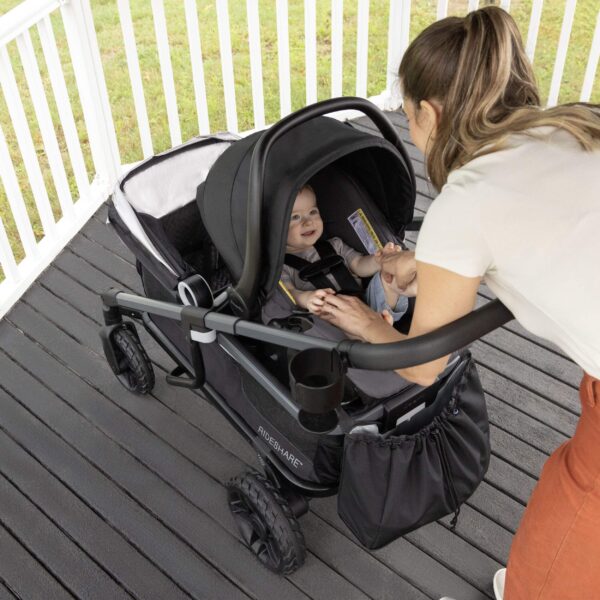 Poussette chariot performante tout-terrain Evenflo Shyft RideShare – Image 7