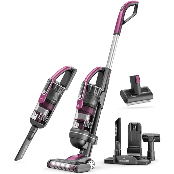 Brosse pour animaux avec aspirateur 22Kpa ROOMIE Tech Alpha Professional