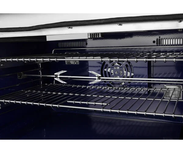 Cuisinière au gaz 48 pouces en acier inoxydable Capriasca, 8 brûleurs en laiton 160 000 BTU, 6,58 pieds cubes Fours doubles – Image 14