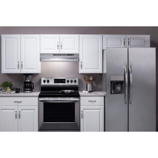 Hotte de cuisine à ventilateur de dessous d'armoire Broan BU2 230 pi3/min, acier inoxydable, 30 po – Image 4