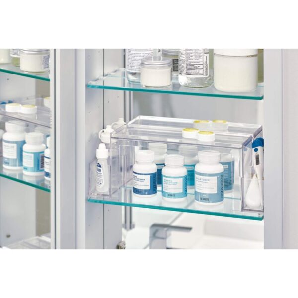 Tiroir/étagère organisatrice de pharmacie à 2 niveaux The Home Edit par iDesign – Image 4