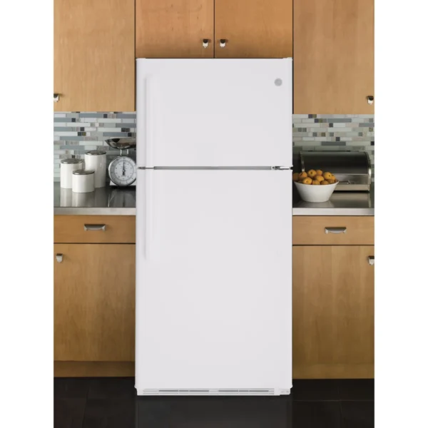 Réfrigérateur 30 po avec congélateur supérieur 18 pi. Cu – Image 5