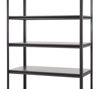 Unité de stockage/étagère réglable acier et bois à 5 tablettes Mastercraft, 48 x 24 x 72 po