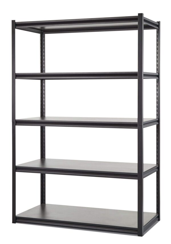 Unité de stockage/étagère réglable acier et bois à 5 tablettes Mastercraft, 48 x 24 x 72 po