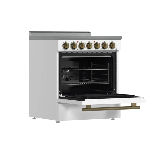 Cuisinière électrique autoportante 30 po Forno Paolo, cuisinière de 7 800 watts, four à convection véritable 4,38 pieds cubes – Image 2