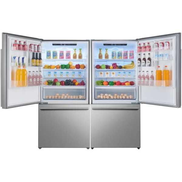 Réfrigérateur à congélateur inférieur autoportant 2 pièces 62 pouces Forno Milano, 34,4 pieds cubes – Image 2