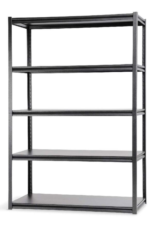 Unité de stockage/étagère réglable acier et bois à 5 tablettes Mastercraft, 48 x 24 x 72 po – Image 2