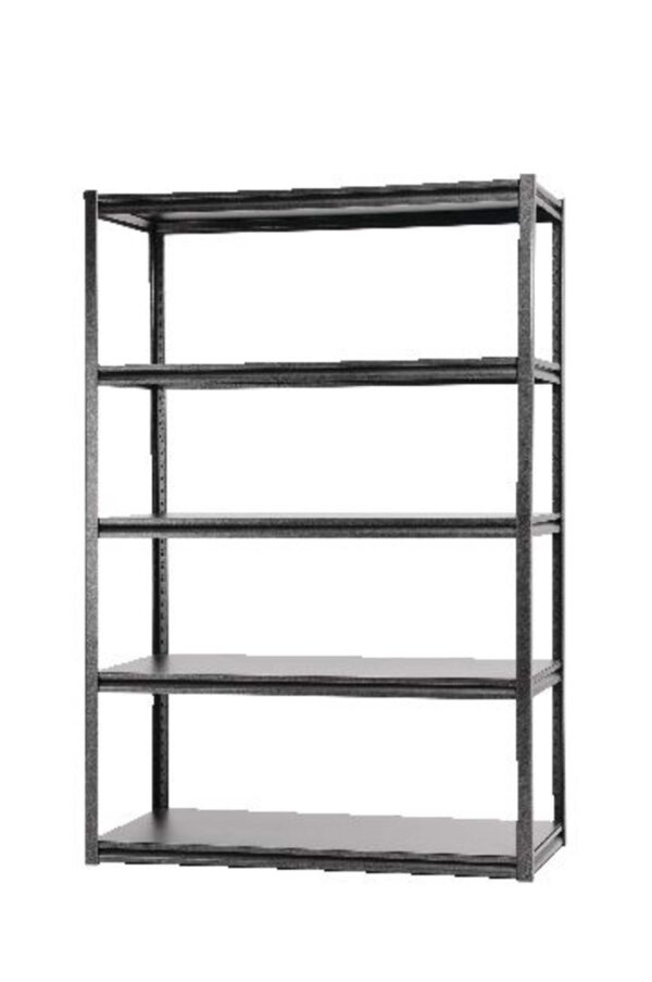 Unité de stockage/étagère réglable acier et bois à 5 tablettes Mastercraft, 48 x 24 x 72 po – Image 3