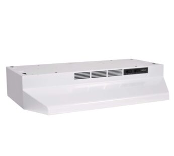Hotte de cuisine à ventilateur de dessous d’armoire Broan série BU2 230 pi3/min, blanc, 24 po