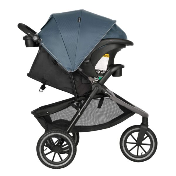 Système de voyage léger Evenflo Folio3 pour poussette et jogging, noir – Image 4