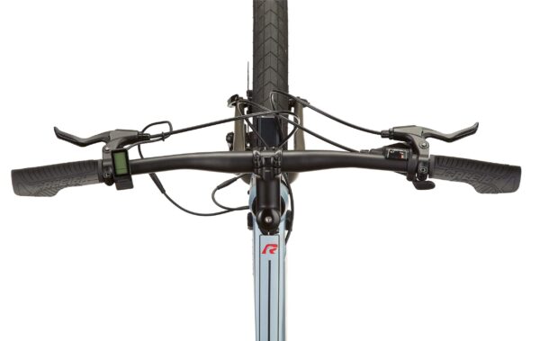 Vélo électrique Raleigh Transit Urban avec phares avant et arrière, roue de 27,5 po, gris – Image 5
